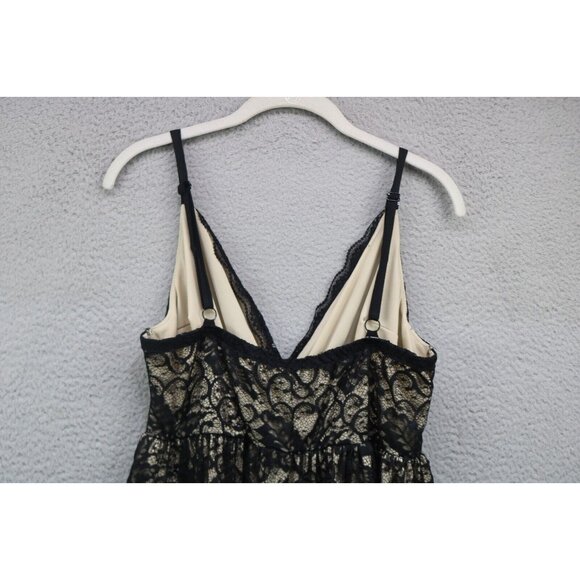 Torrid Black Sheer Lace Babydoll Dress-Size 1X-Lined-Whimsigoth-Goth-Witch - Picture 11 of 12